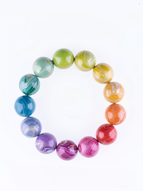 Rainbow Tears Lacquer Bracelet