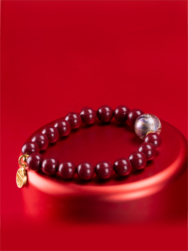 Joy Lacquer Cinnabar Bracelet - Image 4