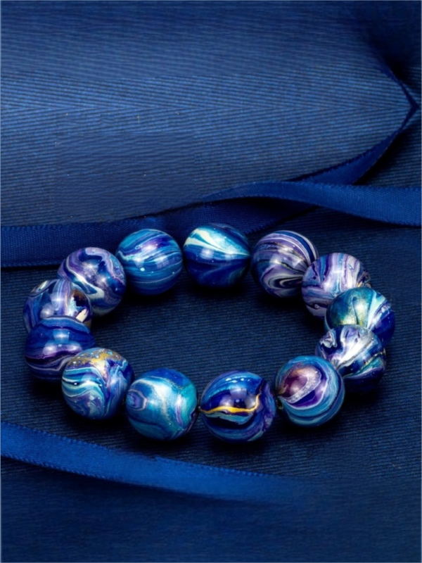 Ferryman Lacquer Bead Bracelet - Image 3