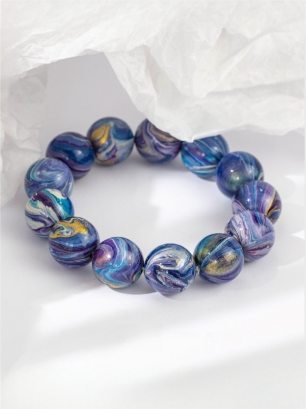 Ferryman Lacquer Bead Bracelet - Image 6