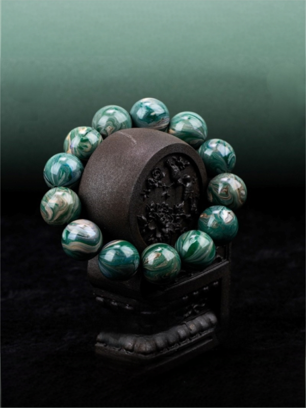 Divine Beast Qinglong Lacquer Bracelet - Image 8