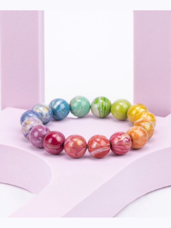 Rainbow Tears Lacquer Bracelet - Image 7