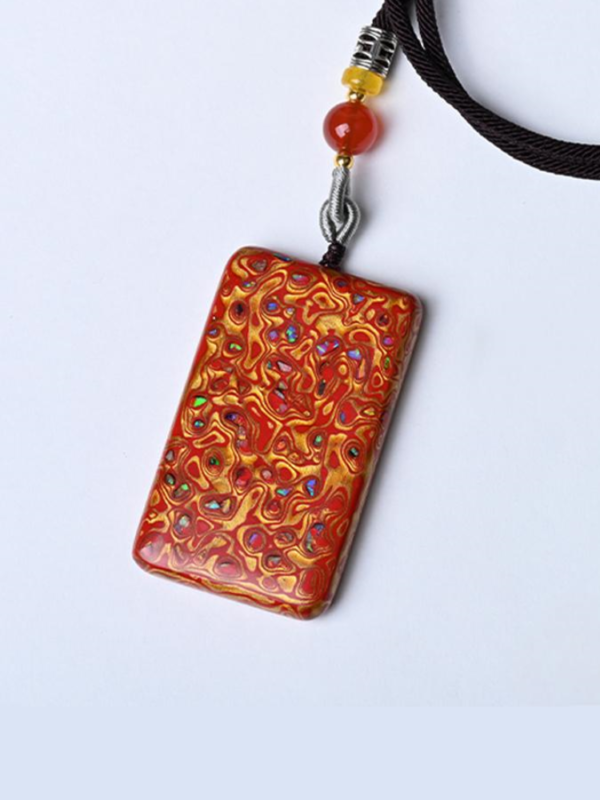 Peace brand lacquer pendant - Image 4