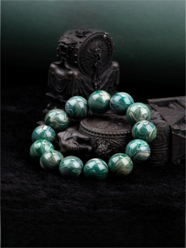 Divine Beast Qinglong Lacquer Bracelet - Image 6