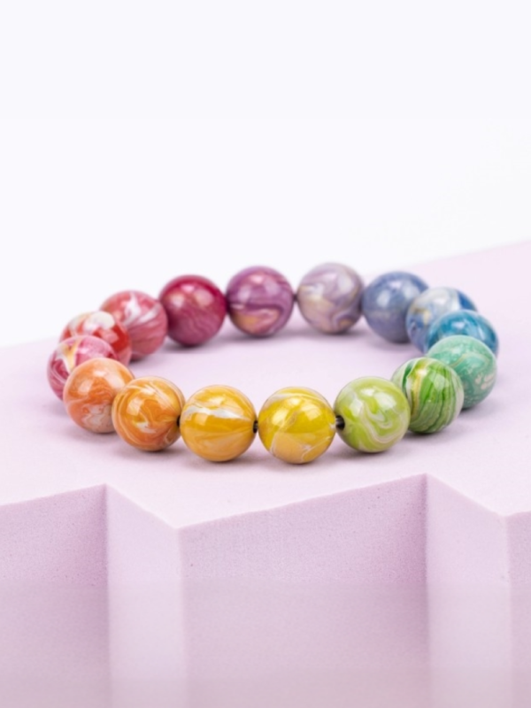 Rainbow Tears Lacquer Bracelet - Image 4