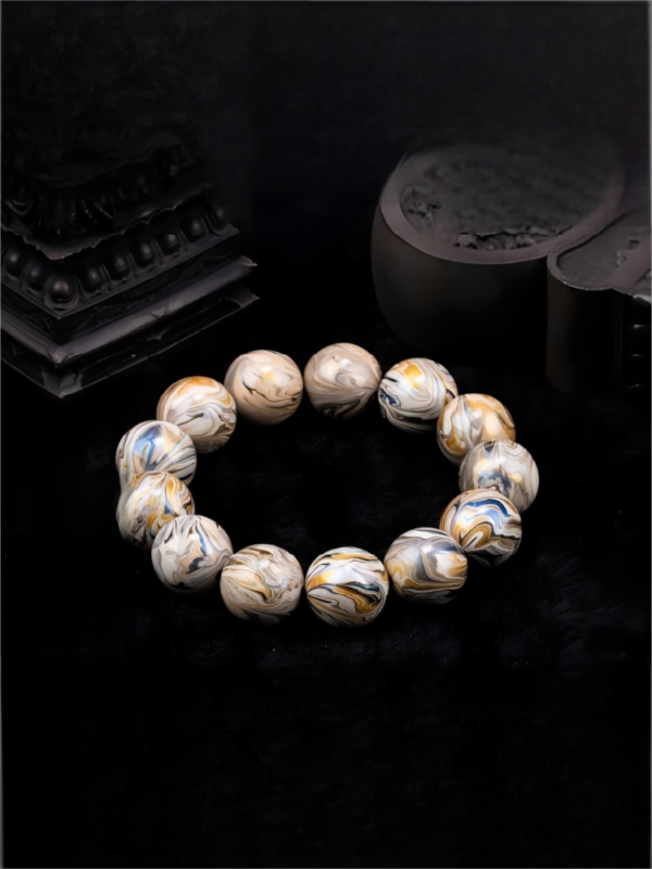 Divine Beast White Tiger Lacquer Bracelet - Image 7