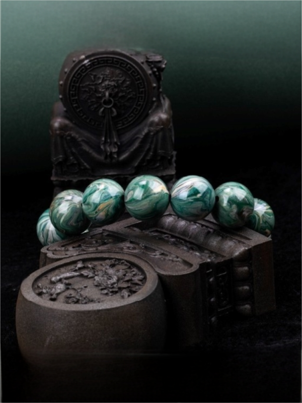 Divine Beast Qinglong Lacquer Bracelet - Image 7