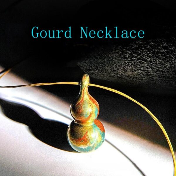 Lacquered Gourd Necklace