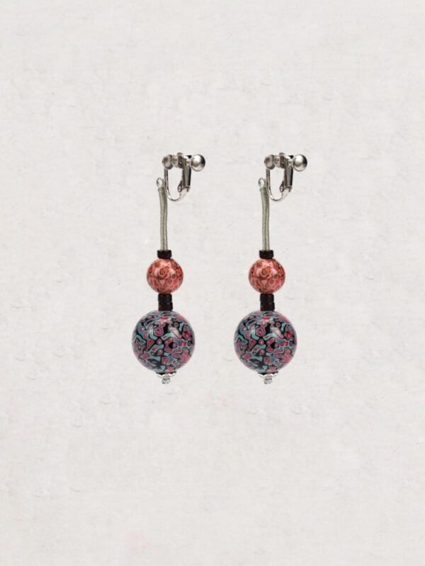 Zhi Lei Blue Lacquer Earrings