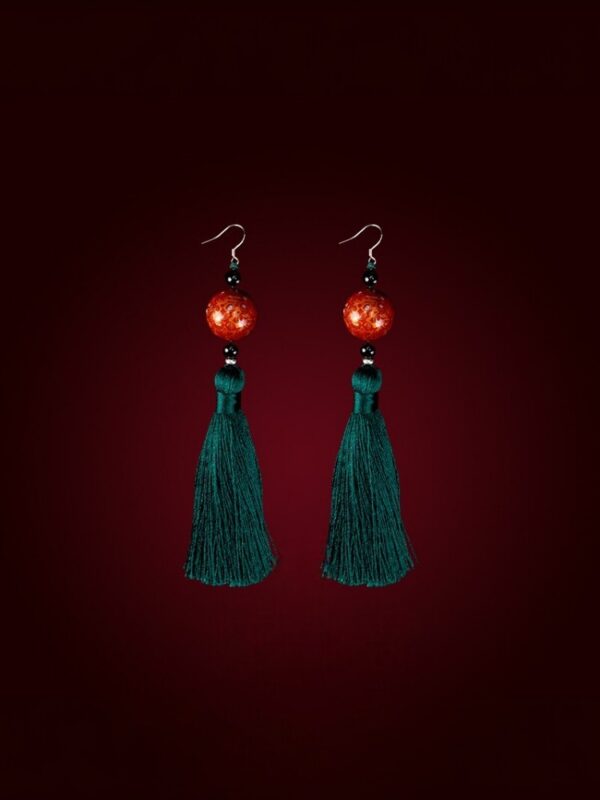 XinBlue Lacquer Earrings - Image 7