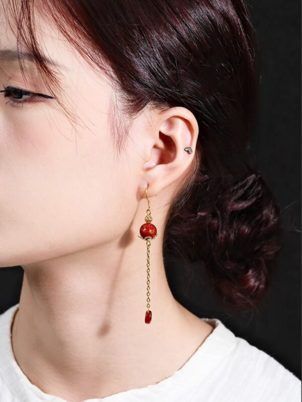 Fo Lian Lan Lacquer Earrings