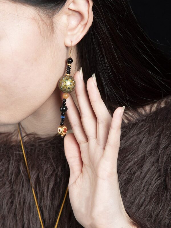 Qingkong Yang Lacquer Earrings - Image 8