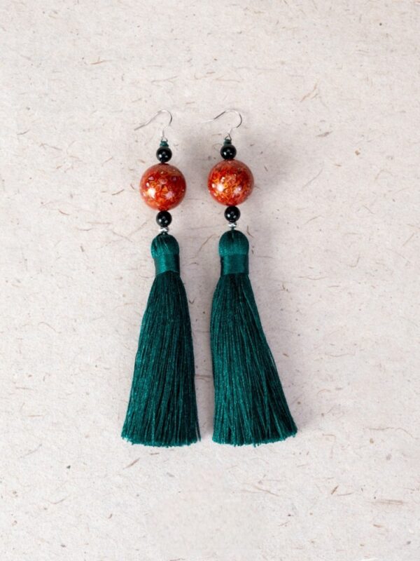 XinBlue Lacquer Earrings