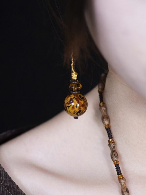 Mountain Whispers Lacquer Earrings - Image 5