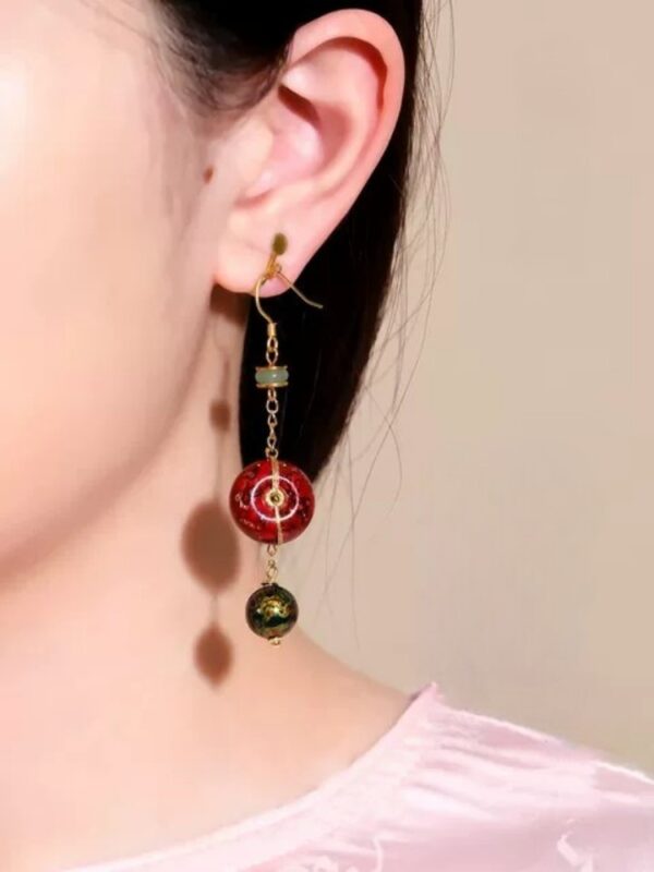 Yao Xi Yu Lacquer Earrings - Image 3