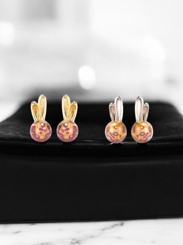 Lacquer Rabbit Earrings - Image 5