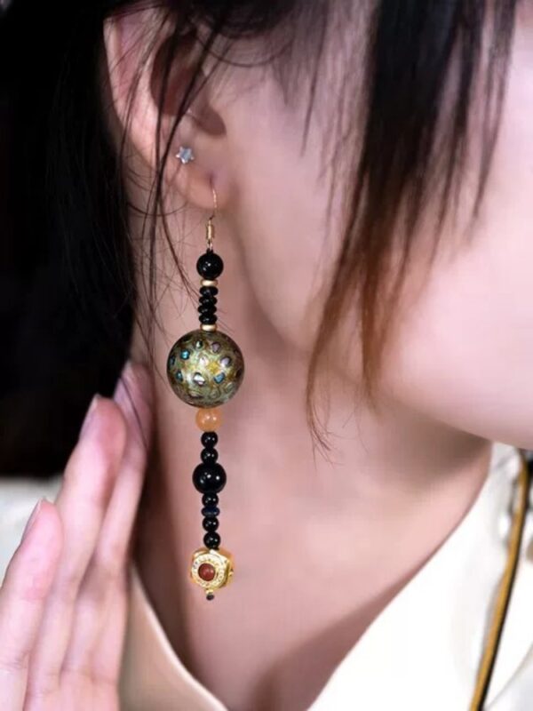 Qingkong Yang Lacquer Earrings - Image 6