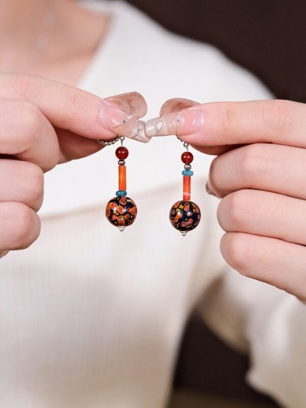 Shuyi Yao Lacquer Earrings - Image 8