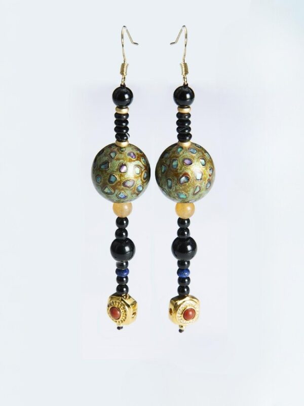 Qingkong Yang Lacquer Earrings - Image 2