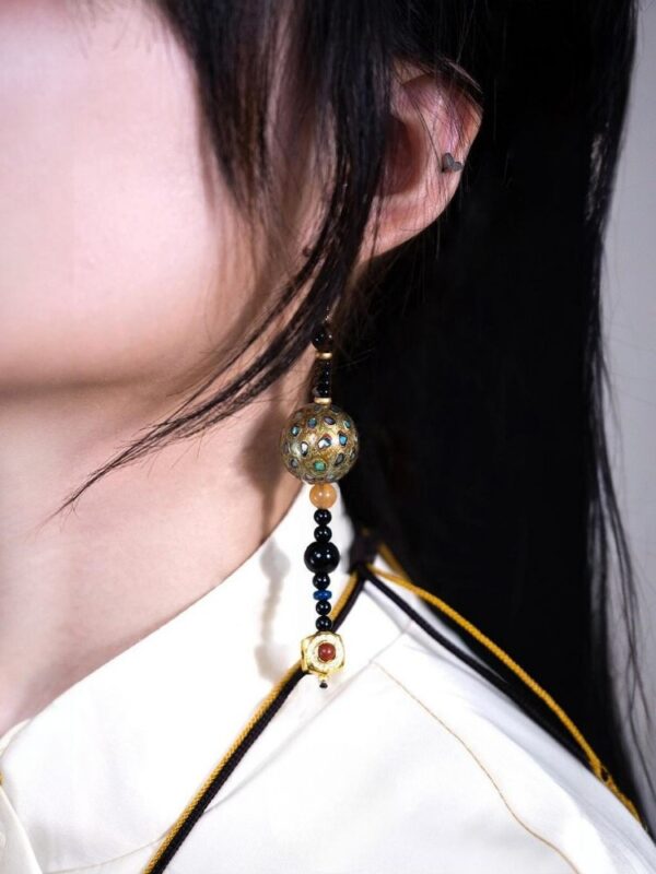 Qingkong Yang Lacquer Earrings - Image 5