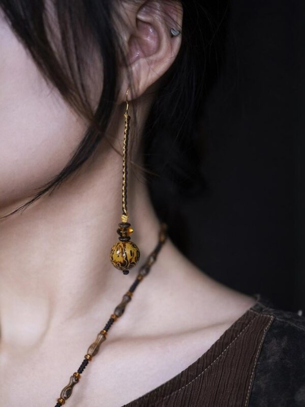 Mountain Whispers Lacquer Earrings - Image 6