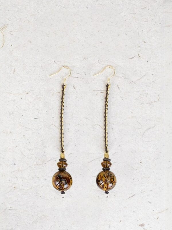 Mountain Whispers Lacquer Earrings